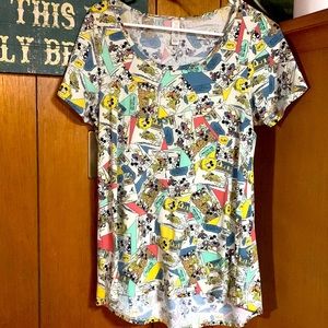 Womens Mickey Mouse LuLaroe shirt, size small